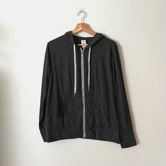 Member's Mark Favorite Soft Activewear Jacket Charcoal Gray Women's Size XL - Picture 1 of 8